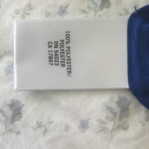 Banana Republic Blue Top with Ruffle Detail - Picture 4 of 5